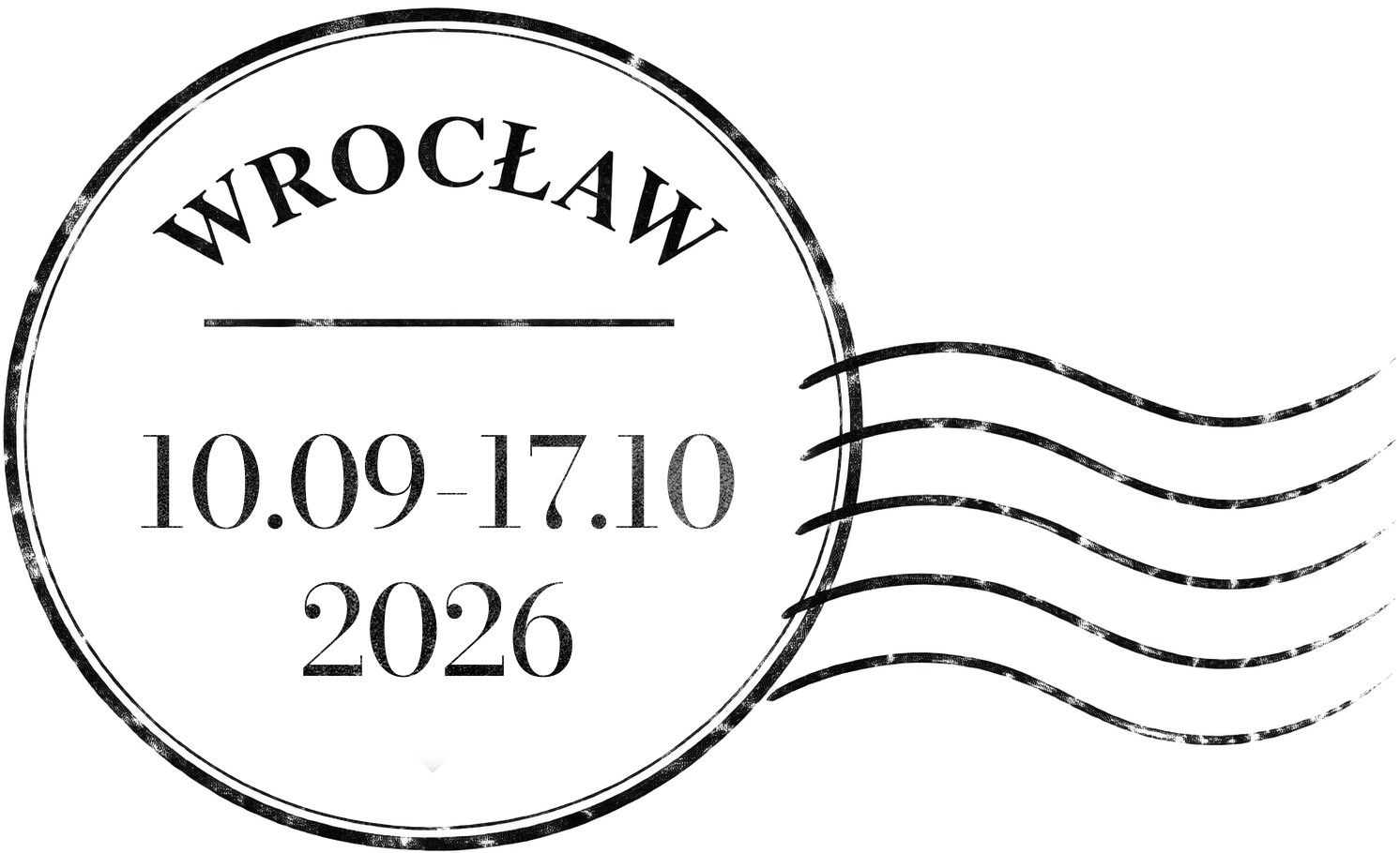 Pieczątka pocztowa Wrocław 10.09-17.10.2026
